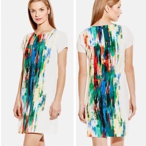 Vince Camuto Multicolor Abstract Dress
